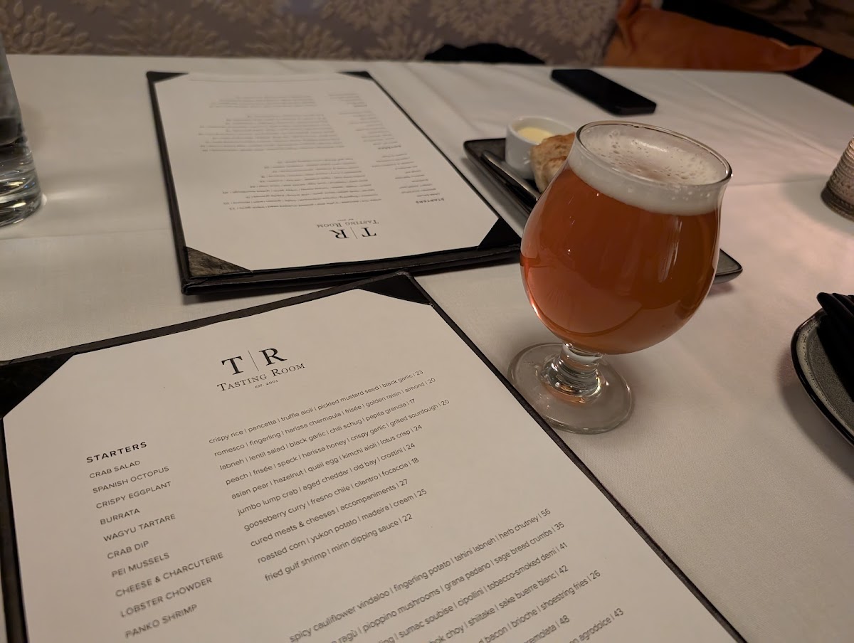 Menu The Tasting Room-2