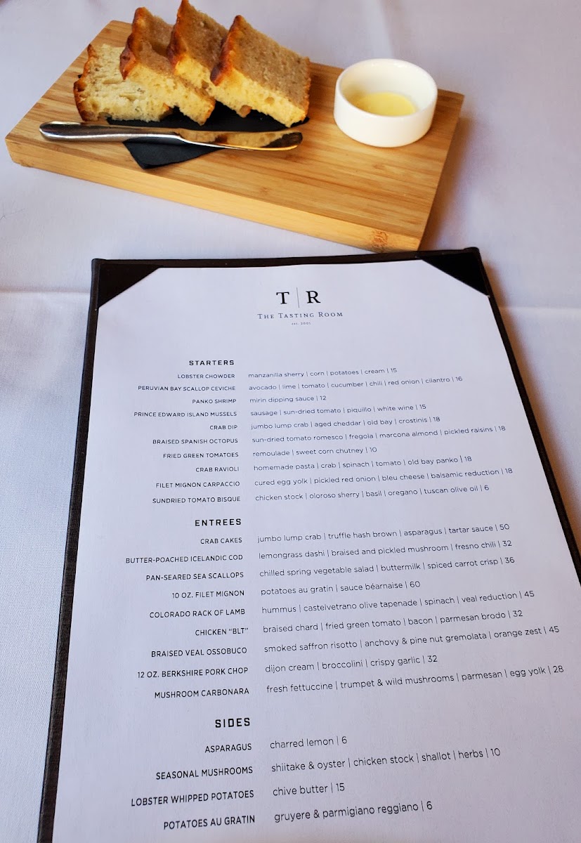 Menu The Tasting Room-6