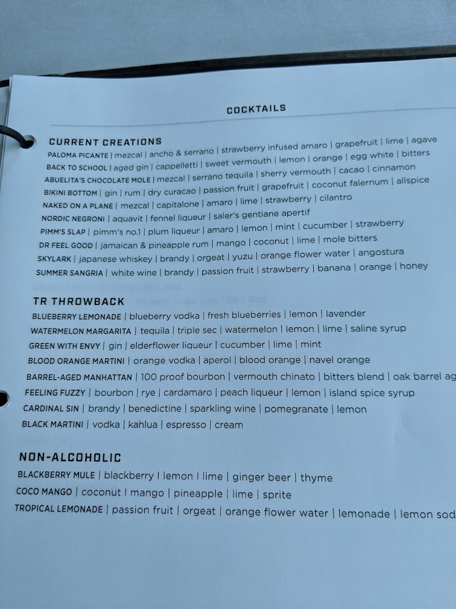 Menu The Tasting Room-8